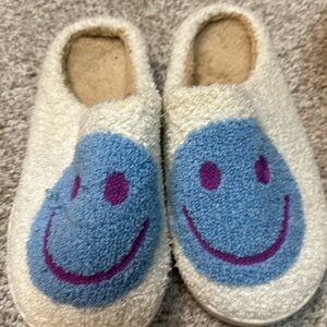 Smiley face slippers